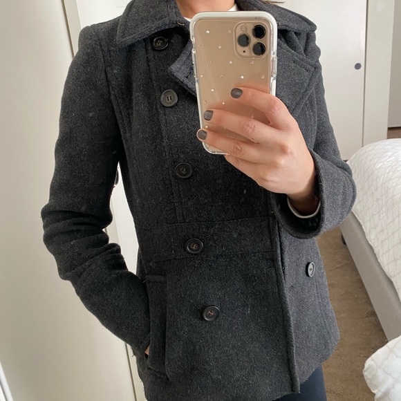 J. Crew Stadium Cloth by Nello Gori peacot - Picture 4 of 9